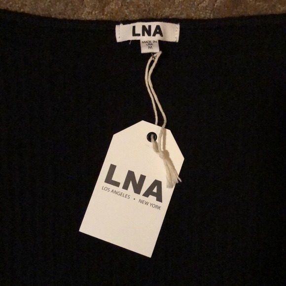 LNA Crescent Sweater, Black - Picture 3 of 6